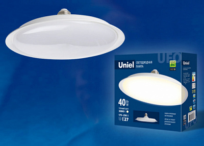 Лампа светодиодная Uniel U220 40W 6500K E27 купить Светодиодные