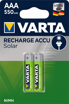 Аккумулятор Varta R03 500mAh BL2/BL4  купить Батарейки, Аккумуляторы, з/у