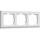 Рамка 3 поста Werkel WL04-Frame-03 белый W0031801 купить Werkel  Рамки