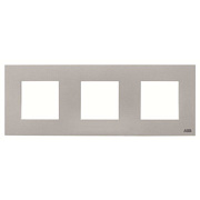 купить Рамка 3 поста ABB Zenit Серебро  N2273 PL ABB Zenit