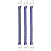 купить Коннекторы Geniled набор проводов д/гибкого соед..св/д ленты RGB 10мм 3шт. 12030 Комплектующие