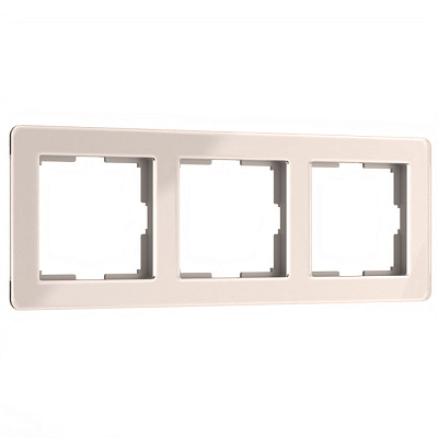 Рамка 3 поста Werkel Acrylic W0032743 айвори купить Werkel  Рамки