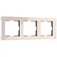 Рамка 3 поста Werkel Acrylic W0032743 айвори купить Werkel  Рамки