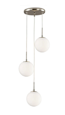 купить Подвесной светильник CITILUX CL102034 Томми Белый матовый Хром E14*3 Подвесные светильники