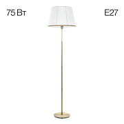 купить Торшер CITILUX CL402980 Линц бронза с белым абажуром E27 75W Торшеры
