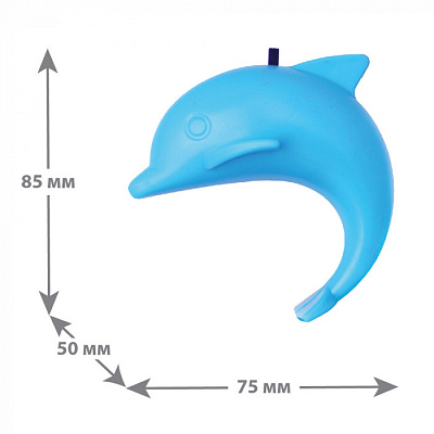 Camelion NL-181 ночник 0.5W 4Led Дельфин синий купить Ночники
