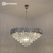 купить Люстра светодиодная Estares Sandra 12*E14-750x1000-BKGD/CRYSTAL Светодиодные люстры