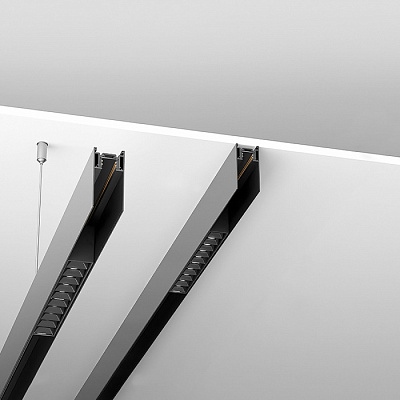 Шинопровод магнитный ЭРА TRM-S20-300-B накладной 3м 48V чёрный купить Шинопровод для трековых светильников