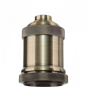 купить Патрон декоративный Е27 Navigator чернёная бронза 61 518 NLH-V01-007-E27 Комплектующие