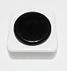 Кнопка для звонка В31-01 круглая чёрная клавиша купить Звонки