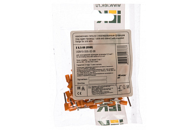 Наконечник штыревой IEK Е0508 UGN10-D05-02-08 купить Комплектующие