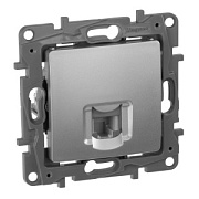 купить Розетка телефонная RJ11 Legrand Etika 672440 Алюминий Legrand Etika