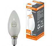 купить Лампа свеча матовая ТДМ E14 40W SQ0332-0017 Накаливания 12V/24V/36V/220V