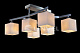 Люстра ламповая LINVEL LV 8414/6 Гайва  сатин E27 6* 60W купить Ламповые люстры