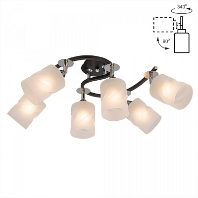 Люстра ламповая CITILUX CL119261 Сиерра  E27 75W *6 купить Ламповые люстры