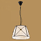 Подвесной светильник с абажуром Citilux CL409112 Дрезден Белый Венге купить Подвесные светильники