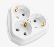 купить Розетка 3-ая в одно гнездо Кунцево-Электро РС10/16-835 з/к 16А  Беларусь накладные