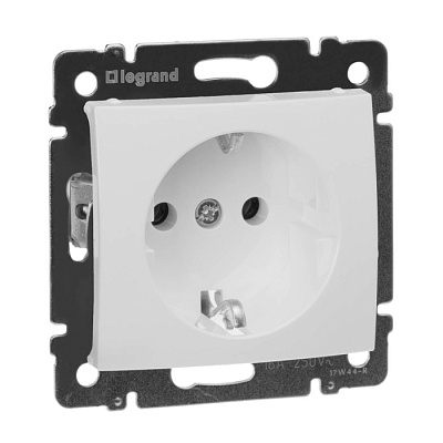 Розетка с/з Legrand Valena Белый 774420 купить Legrand Valena
