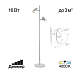 Торшер светодиодный CITILUX CL809010N Twin LED 2x8W 4000K 1000lm h1530 белый купить Торшеры