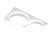 купить Точечный светильник Ambrella TN318/2 SWH белый песок MR16 GU5.3 встраиваемый Встраиваемые