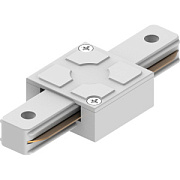 купить Коннектор прямой для шинопровода Feron LD1006 белый 41734 Коннекторы