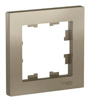 купить Рамка 1 пост AtlasDesign Шампань SE ATN000501 AtlasDesign