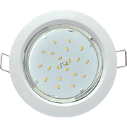 купить Точечный светильник Ecola GX53 H4 белый Встраиваемые