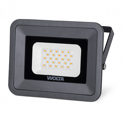 Прожектор Wolta WFLY-20W/06 серый светодиодный 20W 3000K IP65 купить Прожектора