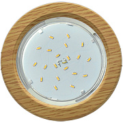 купить Точечный светильник Ecola SK53H4ESB GX53 H4 Дерево Ясный дуб Встраиваемые