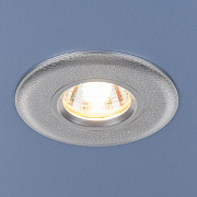 купить Точечный светильник Elektrostandard 107 серебро под кожу MR16 GU5.3 Встраиваемые