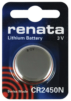 Батарейка Renata CR2450N BL1 купить Батарейки, Аккумуляторы, з/у
