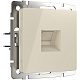 Розетка компьютерная Werkel WL03-RJ-45 слоновая кость купить Werkel