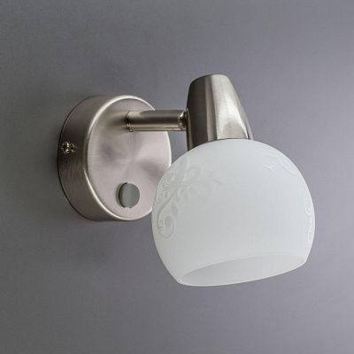 Спот CITILUX CL520511 Соната хром матовый выключатель E14 60W купить Споты