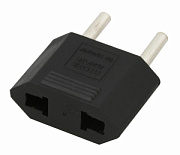 купить Переходник REXANT 11-1042 "Тефаль" сетевой плоский черный Разветвители, Переходники