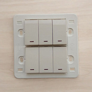 купить Выключатель 6-кл с подсветкой Anam Legrand 7100 24I бежевый Legrand Anam