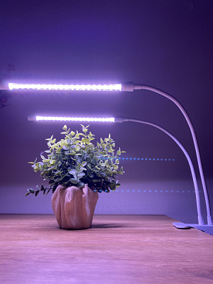 Светильник для рассады Uniel ULT-P33-15W/SPLE/TM IP40 WHITE белый светодиоды 2*8W купить Для растений