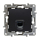 Розетка компьютерная RJ45 6 категория Legrand Etika 672653 Антрацит купить Legrand Etika