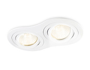 купить Точечный светильник Ambrella TN102505/2 WH белый MR16 GU5.3 встраиваемый Встраиваемые