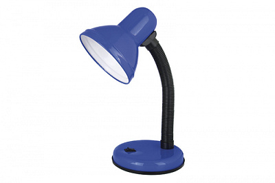 Лампа настольная Ultraflash UF-301P С06 синий E27 60W купить Ламповые