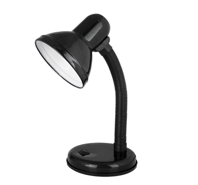 Лампа настольная Ultraflash UF-301 С02 черный Е27 60W купить Настольные