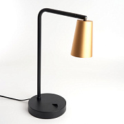 купить Лампа настольная Feron DE185 золото/черный под лампу GU10 48426 Настольные