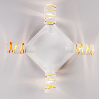 Спот EUROSVET 20085/4 белый E14 4*40W купить Споты