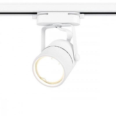 Трековый светильник Ambrella GL5101 WH под лампу GU10 на шинопровод Белый  купить Трековые светильники