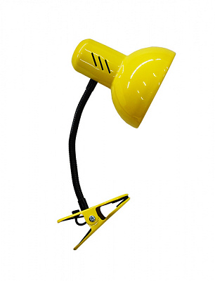 Лампа настольная LINVEL 72001.04.25.01  прищепка желтый E27 60W купить Ламповые
