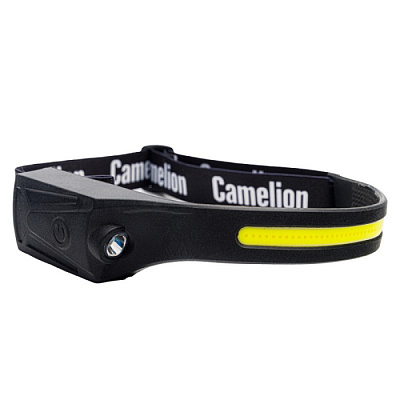 Фонарь налобный Camelion 5383 1Вт+3ВтCOB 3*AAA купить Фонари