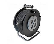 купить Удлинитель на метал. катушке 1-2.SALE КГ 2*2,5 4роз б/з 20м 16А IP20 УХ-16-4-20-КМ 0110-0026 Удлинители