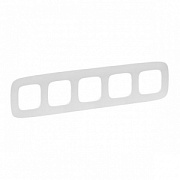 купить Рамка 5 постов Legrand Valena Allure Белый 754305  Legrand Valena Alure