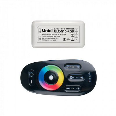 Контроллер Uniel ULC-G10-RGB 12/24V 216/432W BLACK купить Управление светом (быт)