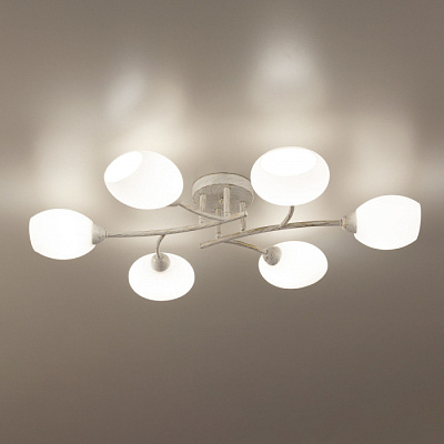 Люстра ламповая CITILUX CL148160 Флорида Белый/Патина Е14 60W *6 купить Ламповые люстры