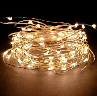 Гирлянда TDM 0361-0055 РОСА LED50 3000K 5m 2*CR2032 купить Гирлянды